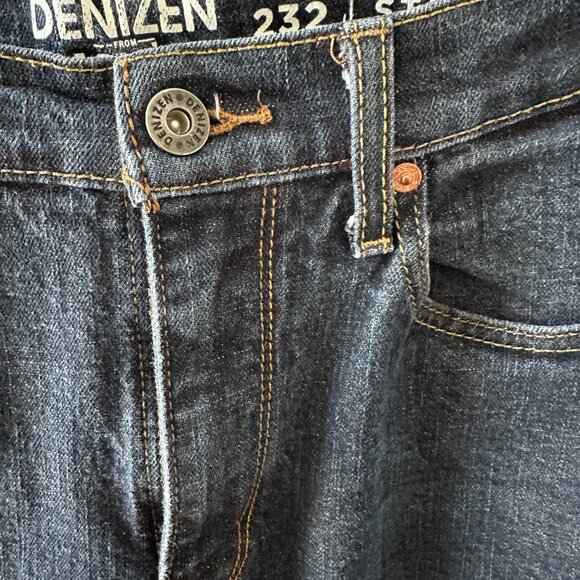 Levi's Denizen Blue Slim Straight 32x30 Denim Men's Jeans - Picture 3 of 14